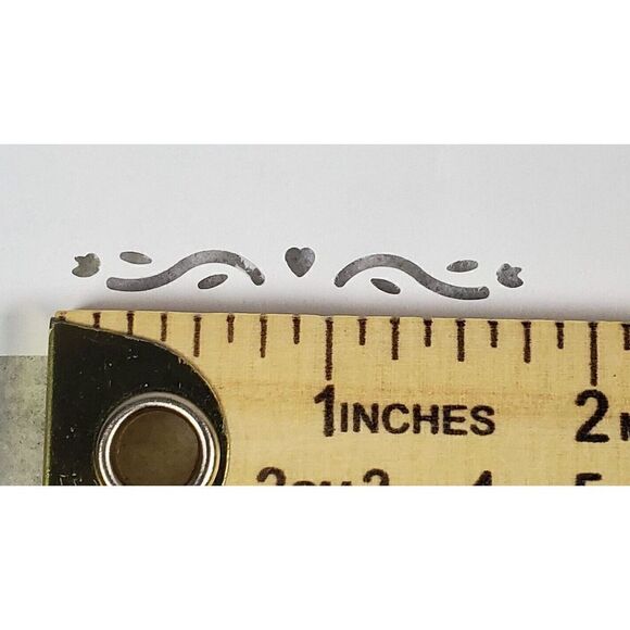 Decorative Border Punch Lot of 2 Marvy Uchida Emagination Ribbon Heart New Used - Picture 5 of 9